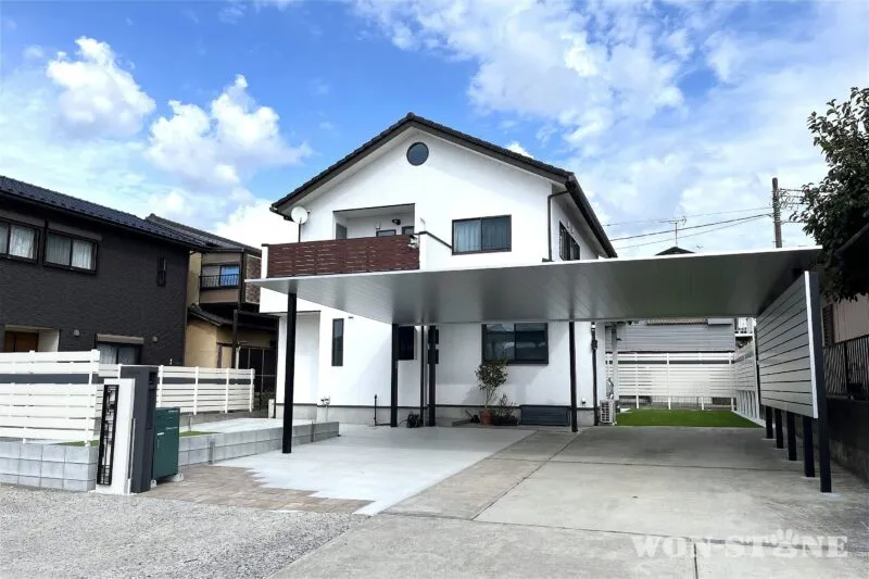 念願のカーポートと大規模お庭リフォーム